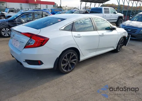 2020 Honda Civic Sport from USA, damaged, VIN 2HGFC2F88LH577192